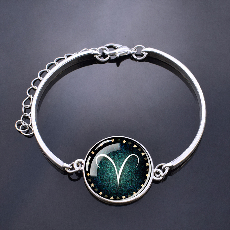 Time Gem Bracelet with Constellation Symbols
